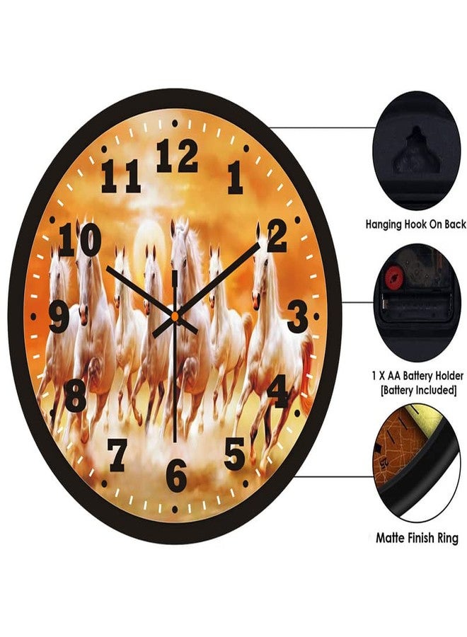 TRENDSTUBE God Print Wall Clock for Home Bedroom Hall Living Room Office |Home Decorative Art Collection (Pack of 1_WC-03) - Image 2